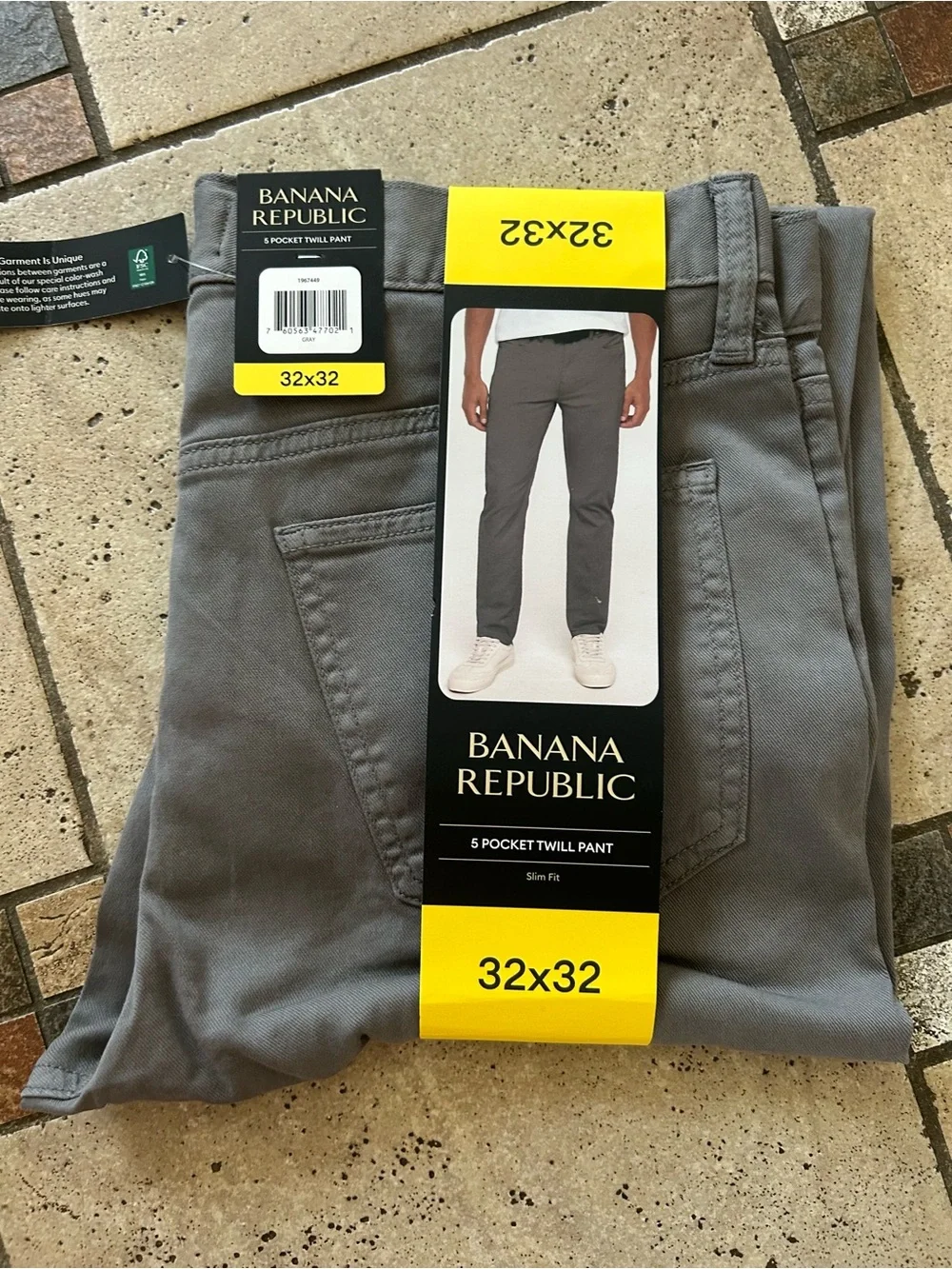 Banana Republic Men's 5 pocket Twill Pants